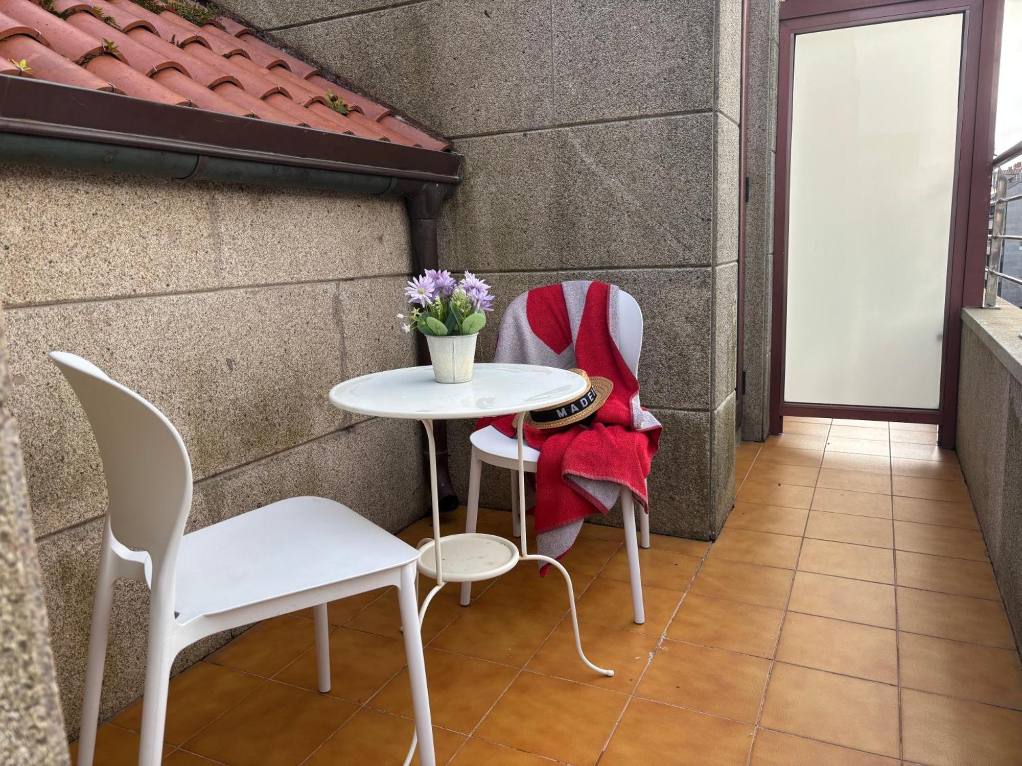 דירות סנשנשו Desconectaengalicia Atico Terraza Playa Panadeira מראה חיצוני תמונה